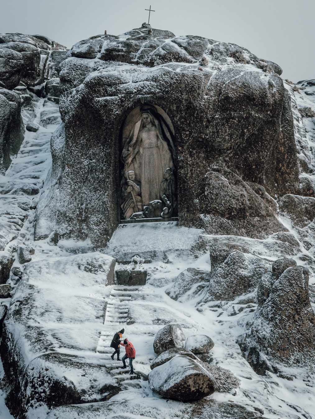 senhora da boa estrela in winter