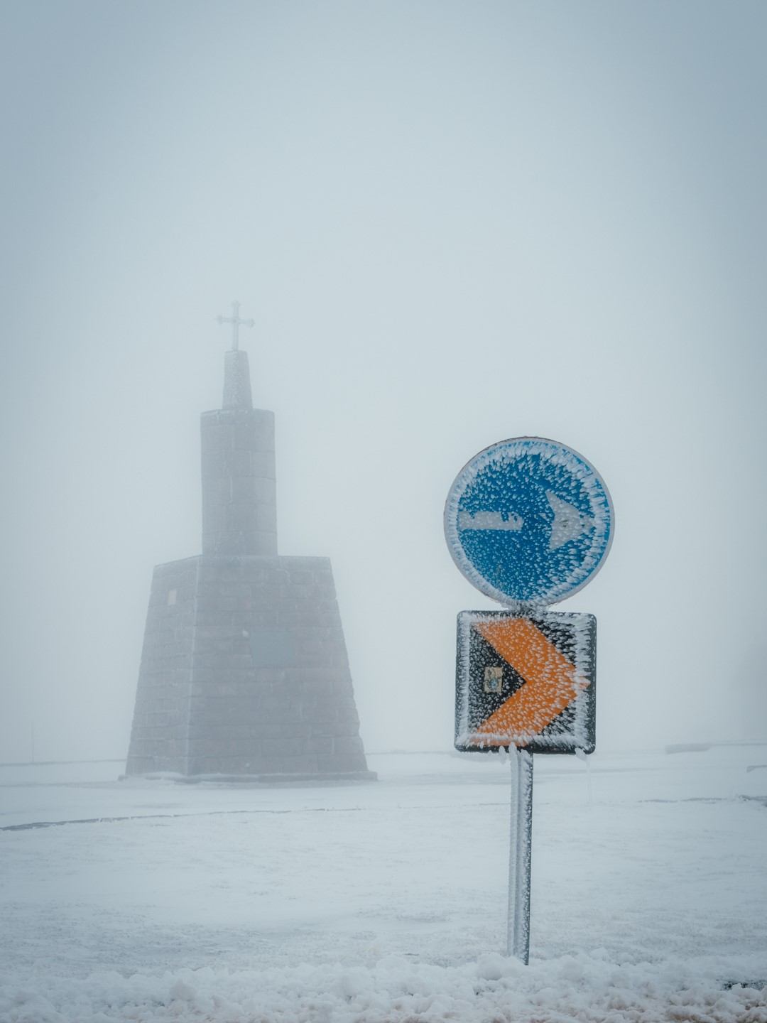 Serra da estrela with snow