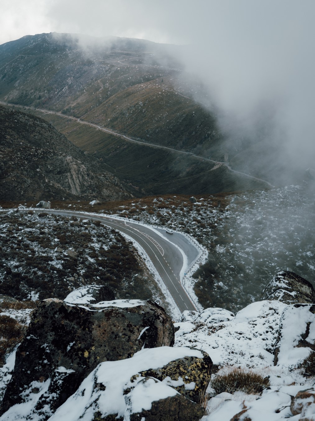 Serra da estrela with snow