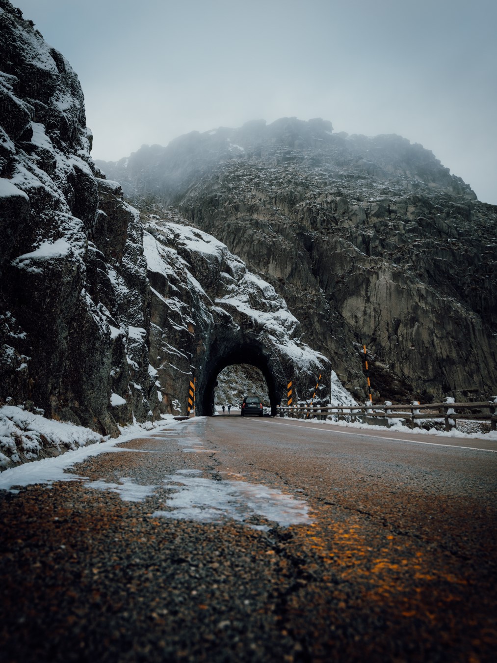 Serra da estrela with snow