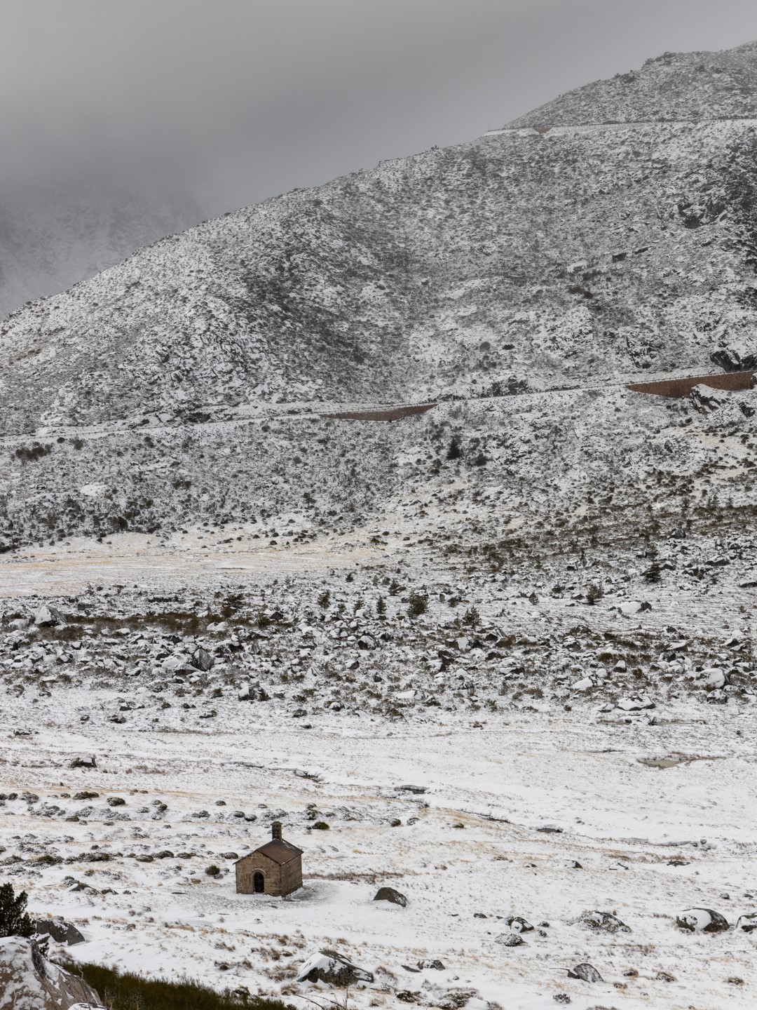 Serra da estrela with snow