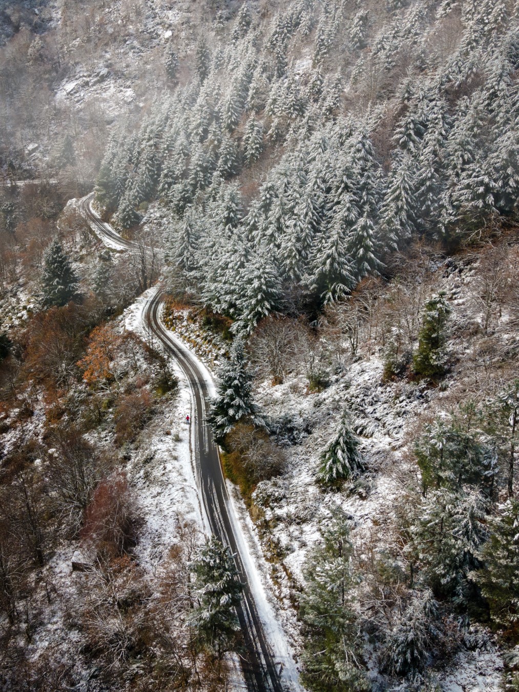 Serra da estrela with snow